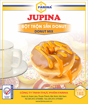 Bột trộn sẵn bánh Donut Jupina
