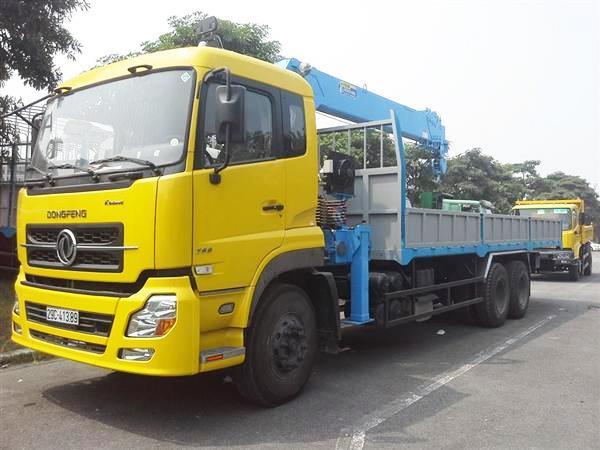 Xe tải Dongfeng C260 gắn cẩu Dongyang 7 tấn