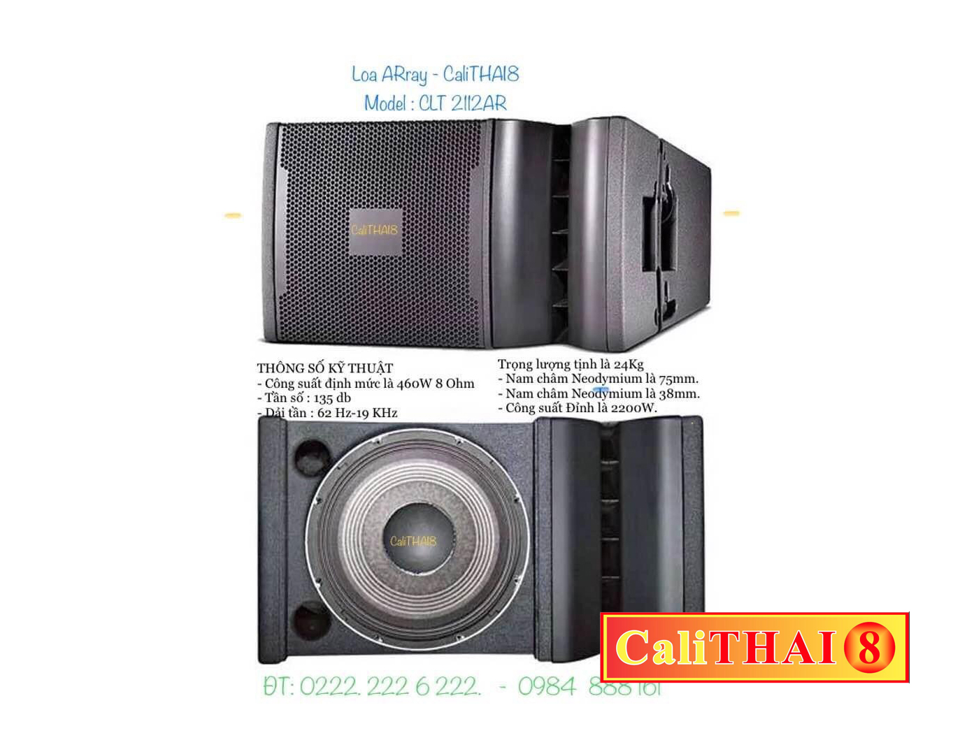 Loa Aray - CaliTHAI8 Mode CLT 2112AR