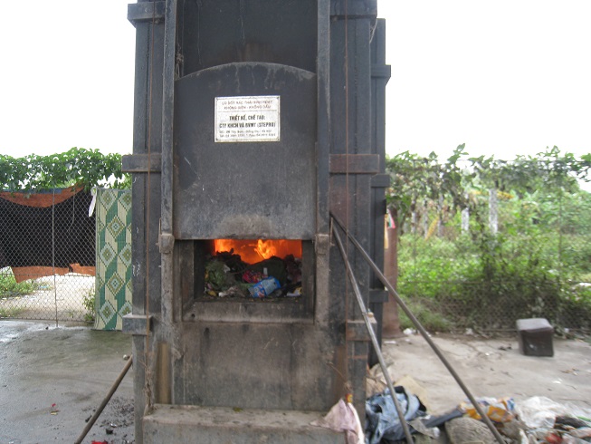 Lò đốt rác sinh hoạt 500kg