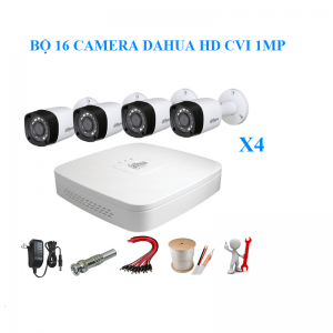 Bộ 16 camera giám sát Dahua HD CVI 1 Megapixel