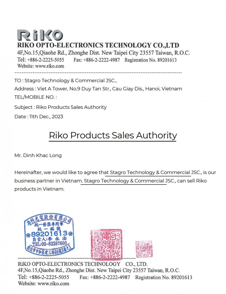 RiKO-Certificate