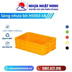 Sóng nhựa bít HS003-SB