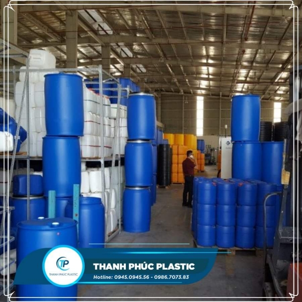 Thùng phuy nhựa 200L
