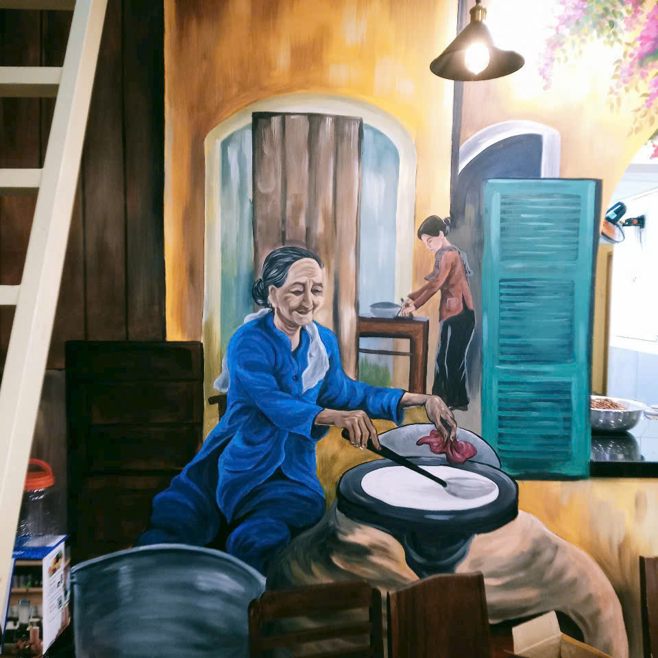 Tranh tường nhà hàng