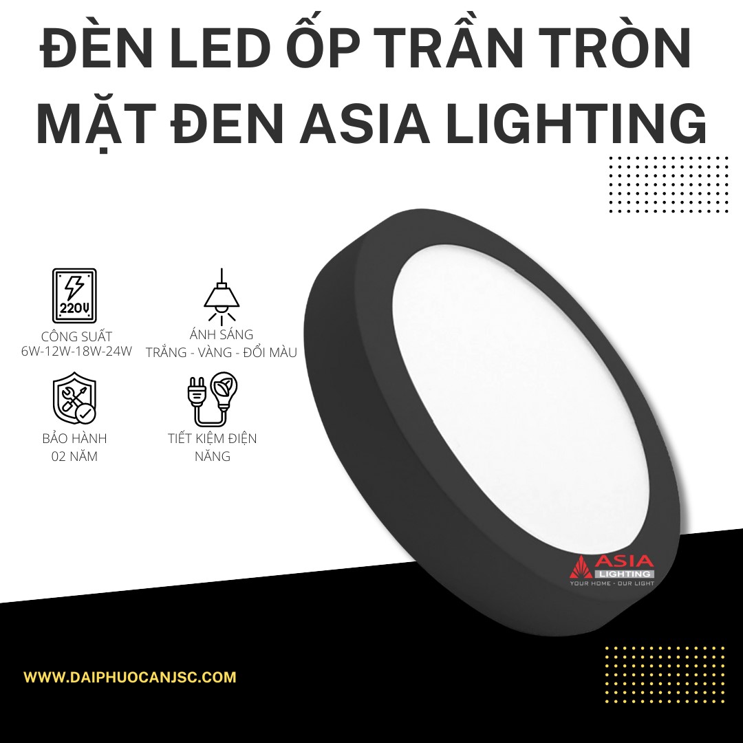 Đèn led ốp trần