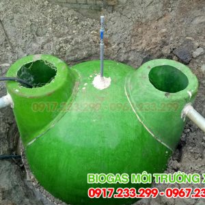 Hầm bể biogas đường kính 2,4m