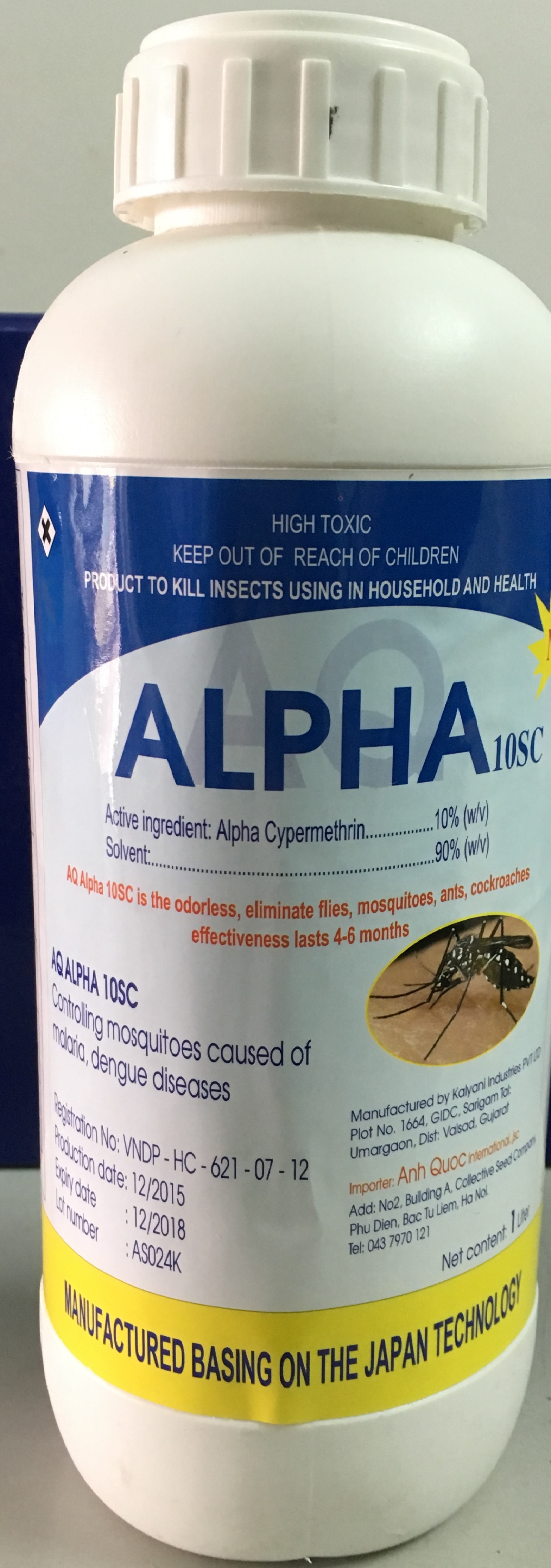 Thuốc diệt muỗi Alpha 10SC