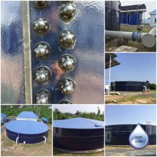Bể chứa - Nhà máy nước mặt Đông Bình