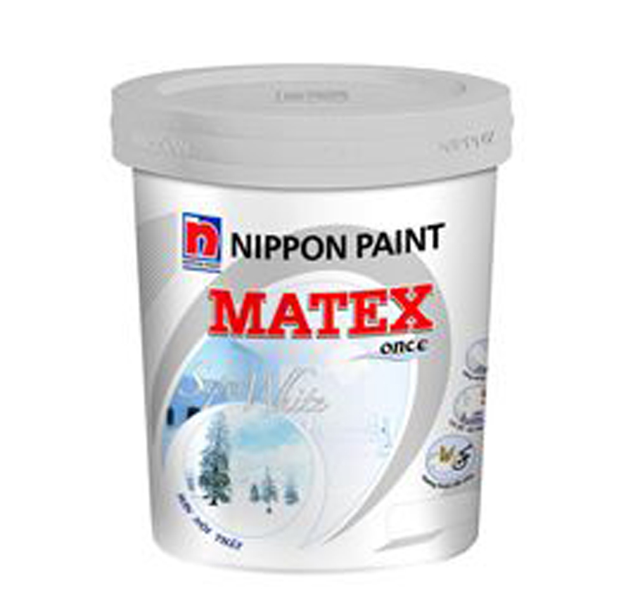 Sơn nội thất Nippon Matex Supper White (Siêu Trắng) 18L