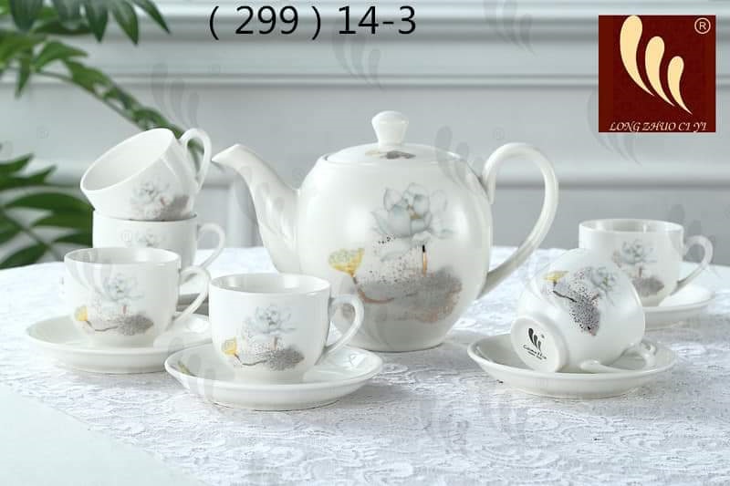 Bộ tách trà lụa (299) 14-3
