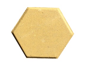 Gạch Block Tự Chèn Lục Giác Vàng