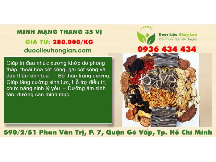 Minh Mang Thang 35 Vị