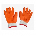 Găng tay phủ cao su màu cam