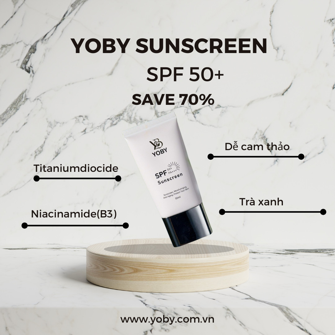 Kem chống nắng toàn thân Yoby Suncreen SPF 50