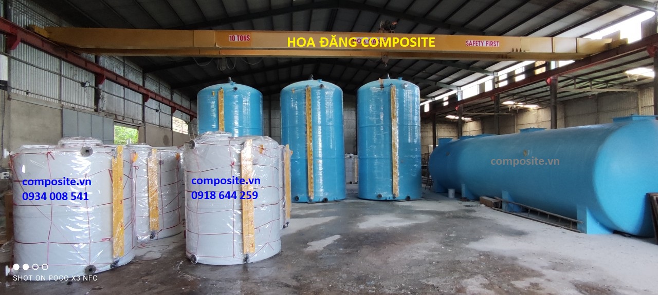 Bồn composite chứa hóa chất