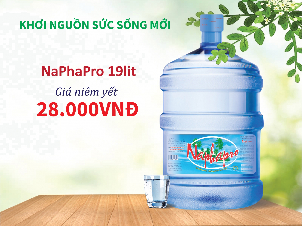 Nước uống tinh khiết 5 Galon Naphapro