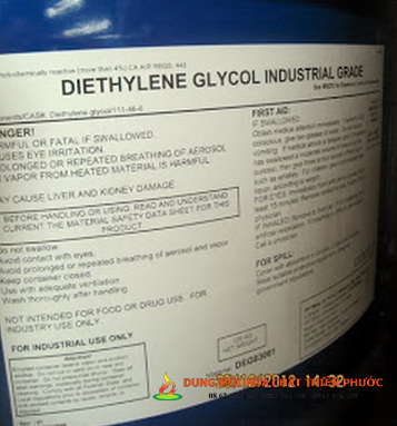 Dung môi DEG - DIETHYLENE GLYCOL