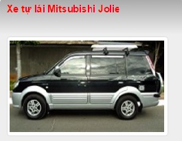 Cho thuê xe tự lái Mitsubishi Jolie