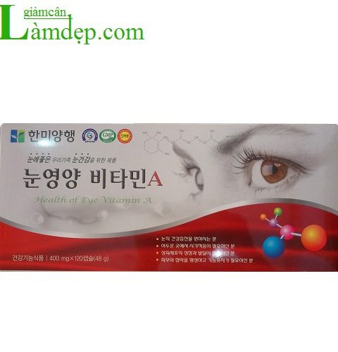 Thuốc Bổ Mắt Vitamin A Hanmi