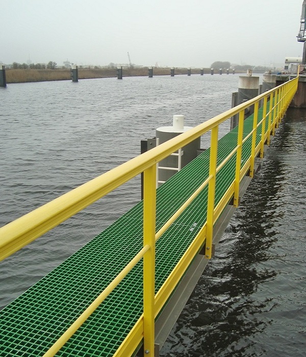 Composite Grating dùng làm sàn cầu cảng