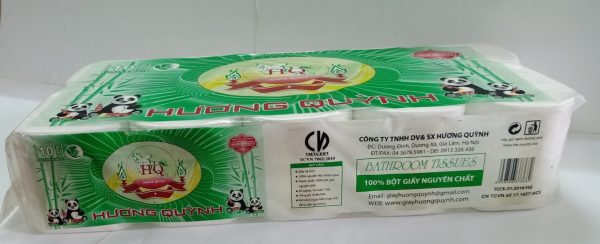 Giấy vệ sinh Hương Quỳnh 10 cuộn