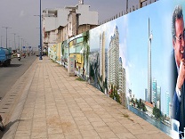 Quảng cáo tường rào công trình