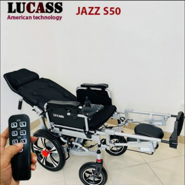 Xe lăn điện ngả nằm tự động Lucass Jazz S50